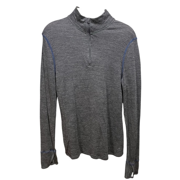 Pendleton Other - Pendleton Charcoal Wool Blend Base Layer 1/4 Zip Sweater Hiking Outroor Camping